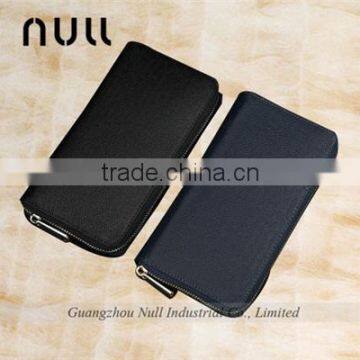 Durable Canvas Leather Zipper Card Holder Wallet for Men photo-2