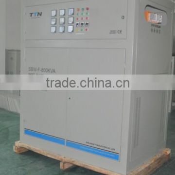 SBW TTN 3 phase Compensating type servo motor control ac automatic voltage stabilizer / regulator