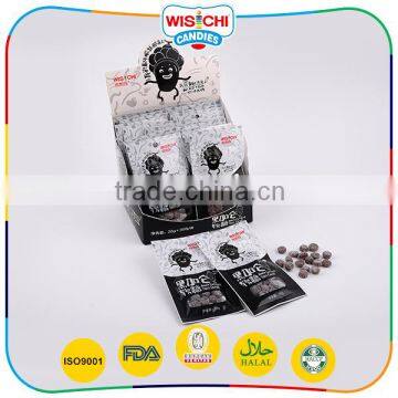 Promotion fruity flavors sweet candy gummy balls soft