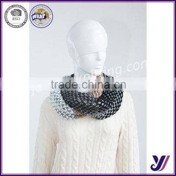 Unisex Winter Warm Infinity 2 Circle Cable Knitted Infinity Scarf (Can be Customized) photo-2