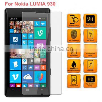 Genuine 100% Premium Mobile phone Tempered Glass LCD Screen Protector for Nokia Lumia 930