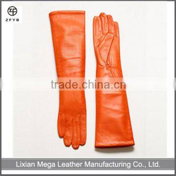 Italian Winter Dress Women Tops Wholesale Long Opera Leather Gloves