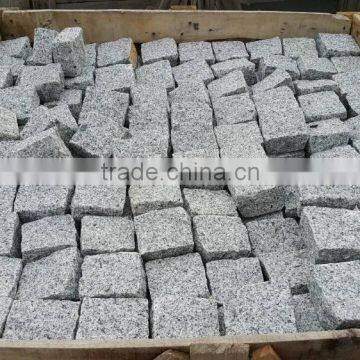 Vietnam White Granite cobble handmade split by hand