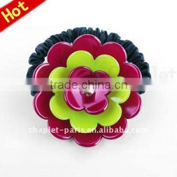 Flower Pattern Cellulose Hair Accessories of Ponytail Holder