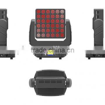 CE&RoHs Certificate 6x6 36x10W 4 in 1 RGBW Matrix Pixel LED Moving Head Light photo-2