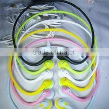 2013 new product hot selling wired MP3 sports earphone from shenzhen factory