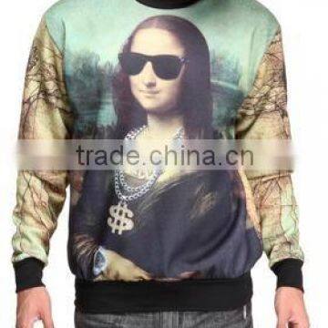 cheap custom 3d sublimation crewneck sweatshirt custom