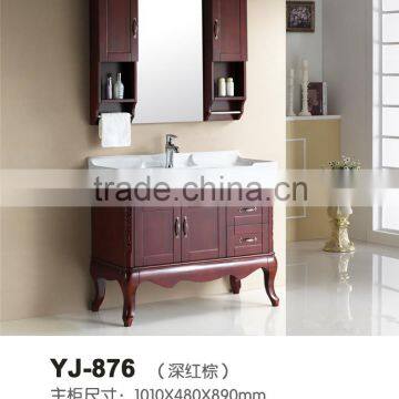 New design good reputation elegant low factory price red bathroom vanity