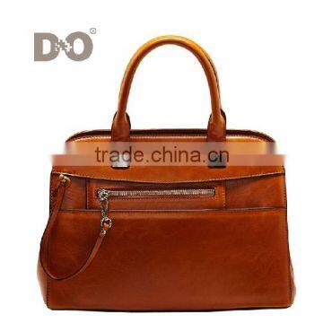 Vintage style genuine leather woman tote bag ;Tote Bag Style and Women Gender tote bag