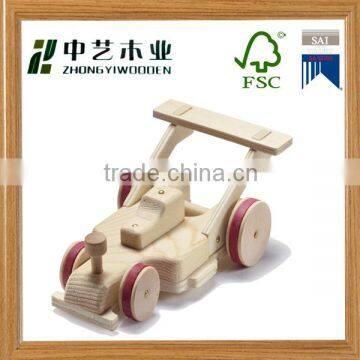 Wooden Toy Factory OEM Eco-friendly Assembled Educational Pine DIY Wooden Truck Toys photo-4