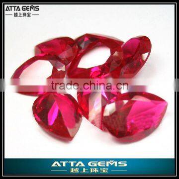 factory supply price #5 pear ruby corundum