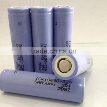 High capacity lithium battery cell ICR18650-32A samsung 18650 3200mah