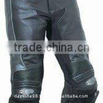 DL-1393 Leather Motorbike Pant , Sports Wears , Leather Racer Pant , Motorcycle Garments