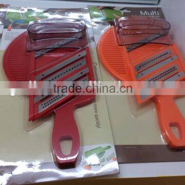 Hot selling plastic multi mandoline vegetable slicer