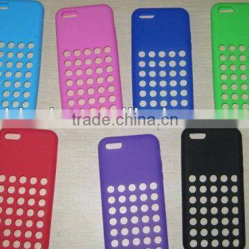 Dot Holes Color Tpu Case For Iphone 5c