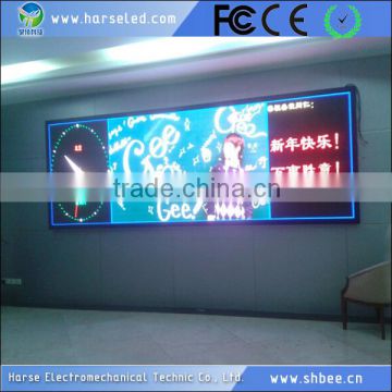 SMD RGB P7.62mm full color indoor led advertising screen