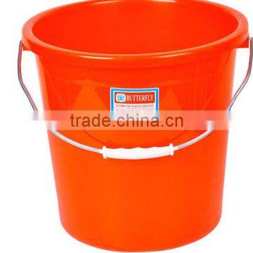 PLASTIC WATER BUCKET, WASH PAIL, FLEXIBLE LAUNDRY BUCKET WITH HANDLE 204Z