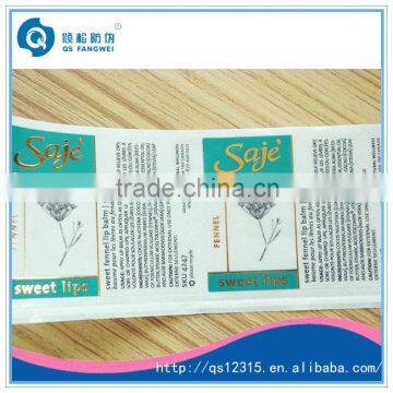 Plastic lable printing , adhesive labels for pet bottles , perfume bottle labels