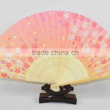 Japanese style bamboo fan,promotional hand fan,wedding gift