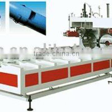 PVC pipe socketing machine