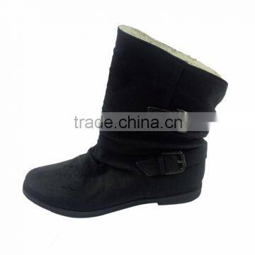 Comfortable New design women flat boots for winter