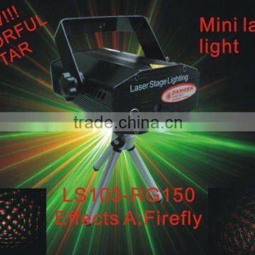 Mini Green & Red 150mW Firefly Stage Laser Disco Lighting