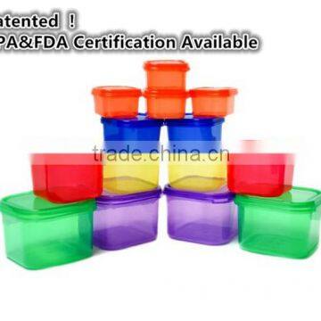 Portion Control Containers Double Set - 14 Pieces - For Weight Loss And Diet Program w/ Lids - Nutrition Guide Included - Measur