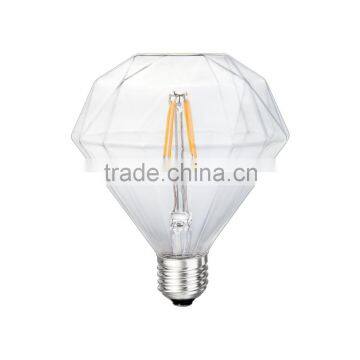 Customized newest filament LED bulb Diamond 4w decorative bulb