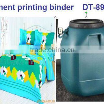 Textile printing binder