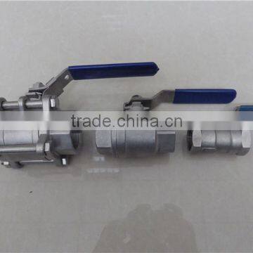 Stainless Steel Casting Pipe Fittings 1PCS Reduce Port Ball Valve