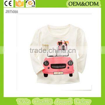 dog t shirts Kids t shirt boy long sleeve New 2015 boys girl baby children t shirts