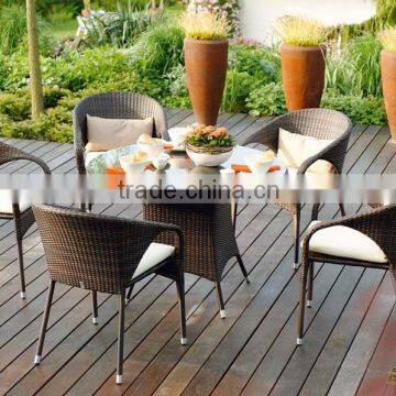 Wicker rattan outdoor furniture coffee table set - poly rattan dining set garden furniture