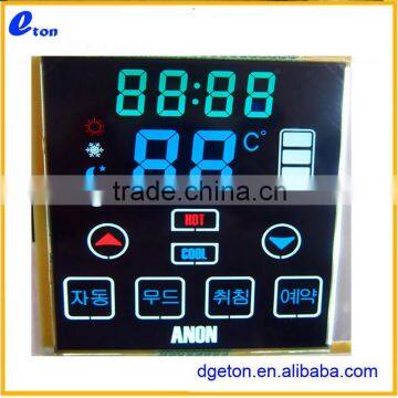 Air conditioner remote control LCD display