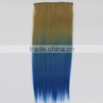 Ombre Best Quality Straight Synthetic Hair Extension