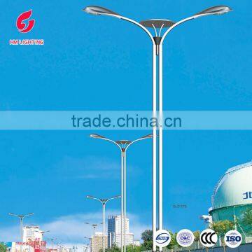 Street light Manufacturer security double arm outdoor lighting pole                        
                                                                                Supplier's Choice