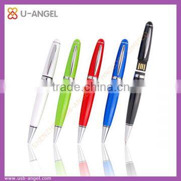 pen shape usb flash drive metal pen usb flash drive with laser promotion pen USB