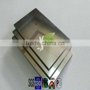 Anodized Golden Mirror Finished Aluminum Composite Panel(ACP)