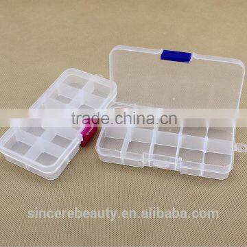 10 Grid can be removable plastic storage box