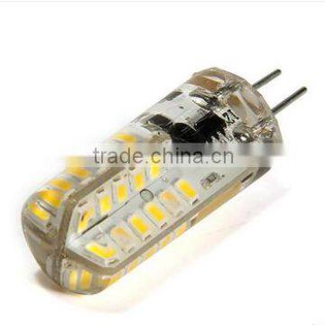 High quality 1.5w 3w rohs silicone 2835 ac/dc mini g4 smd 12v led g4