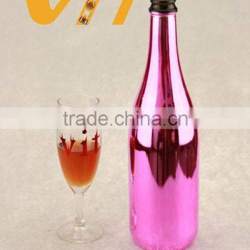 Professional Custom Made 750ml Champagne Bottles Colour Glass Bottles and Bottle Manufacturer photo-5