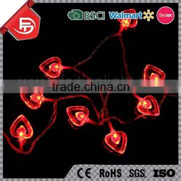 TZFEITIAN valentine decor heart shaped led lights transformer supply