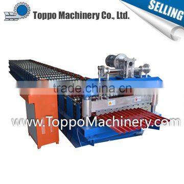 Hot selling building material new design aluminum corrugated roofing sheet making machine