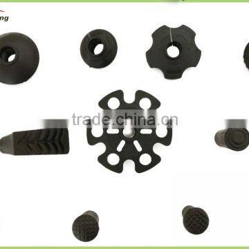 Three Sections Carbon Fiber Cork Handle Adjustable Telescopic Trekking Pole Nordic Walking Stick photo-6