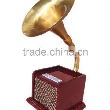 Rain Lane Gift Horn Gramophone Model With USB SD Bluetooth photo-4