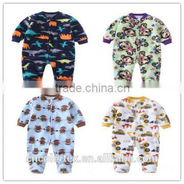 2016 Autumn Winter Style Long Sleeve Polar Fleece Jumpsuit