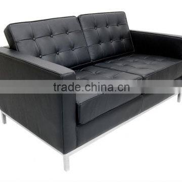 Leather office sofa