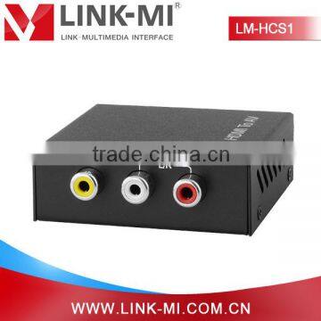 LM-HCS1 HDMI RCA Converter Box HDMI to AV Converter Box Support 1080p