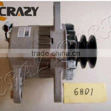 Diesel engine 6BD1 alternator, excavator spare parts,6BD1 engine parts