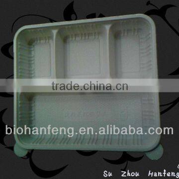 Biodegradable disposable lunch box