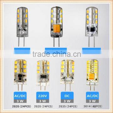 China Silicon 3w G4 3W 12V Led Bulb With CE and RoHS photo-4